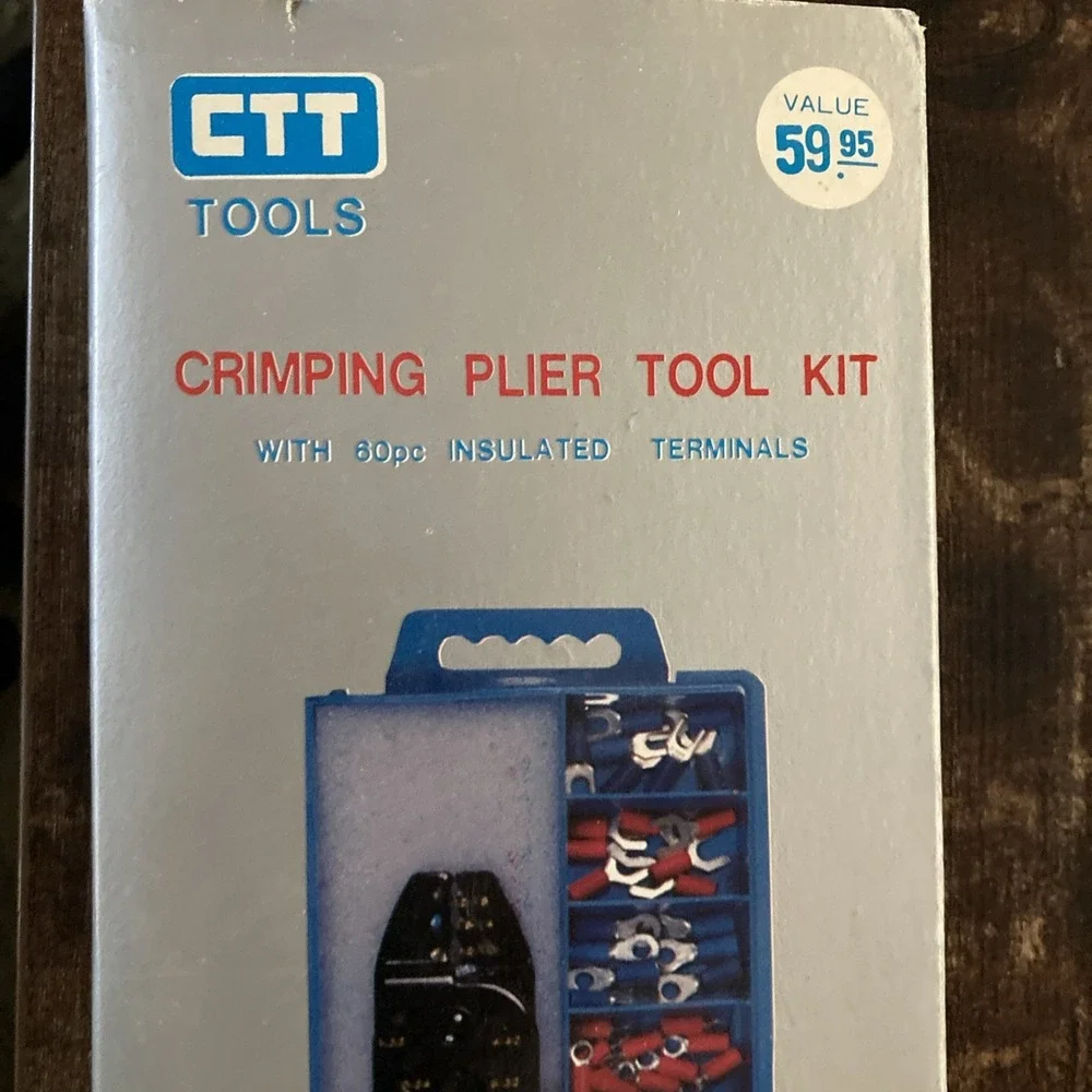 CTT Hand Crimp Tool Set | Wire Terminal Crimper CTT Brand New Extra Accessories